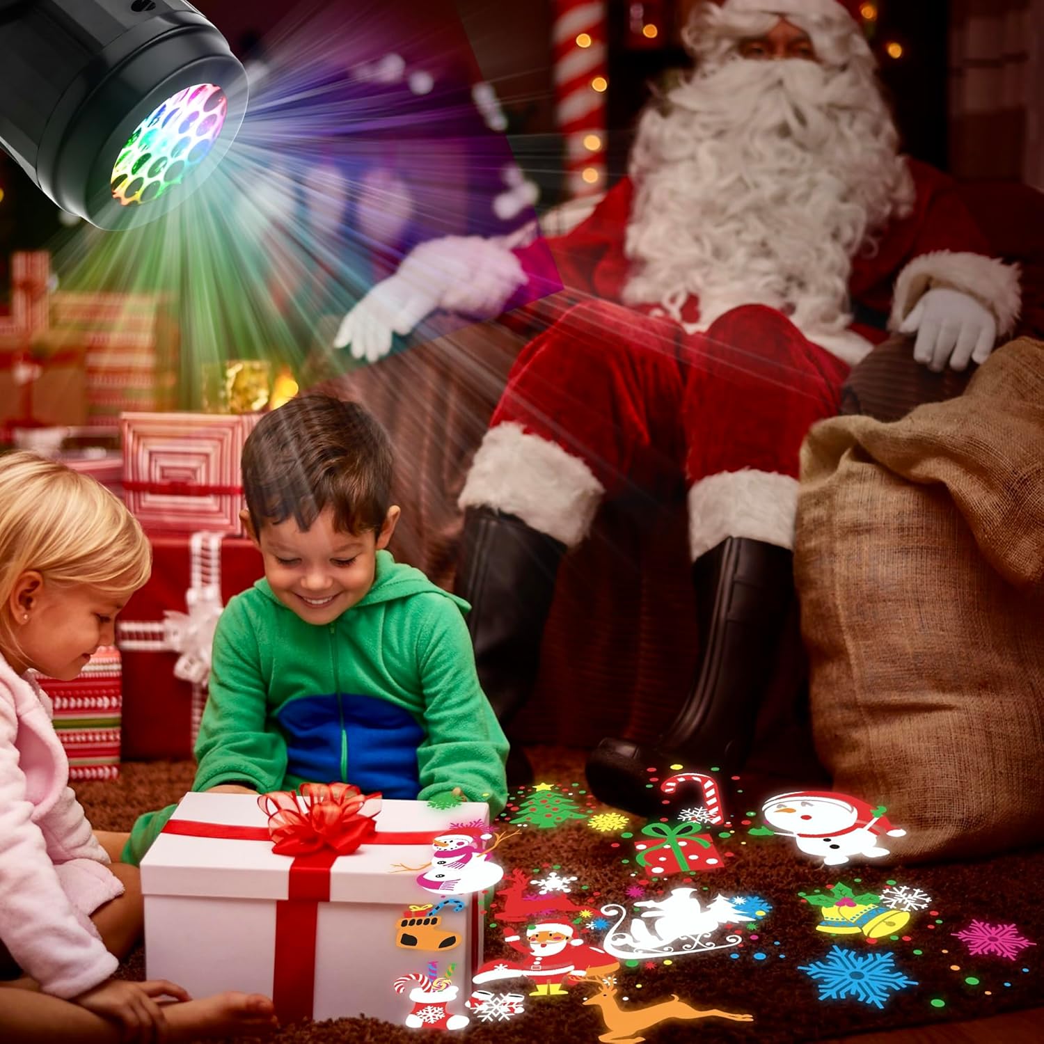 Proyector Navideño LED (16 Diseños)