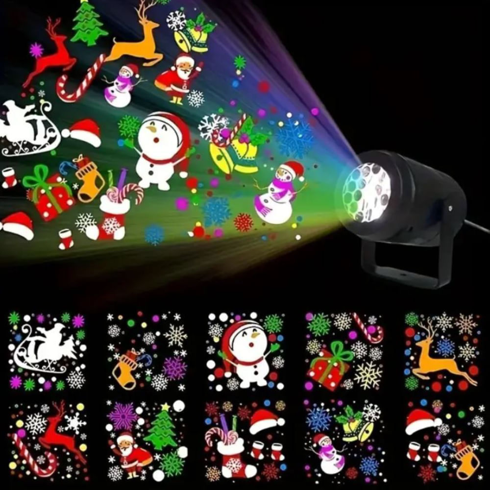 Proyector Navideño LED (16 Diseños)